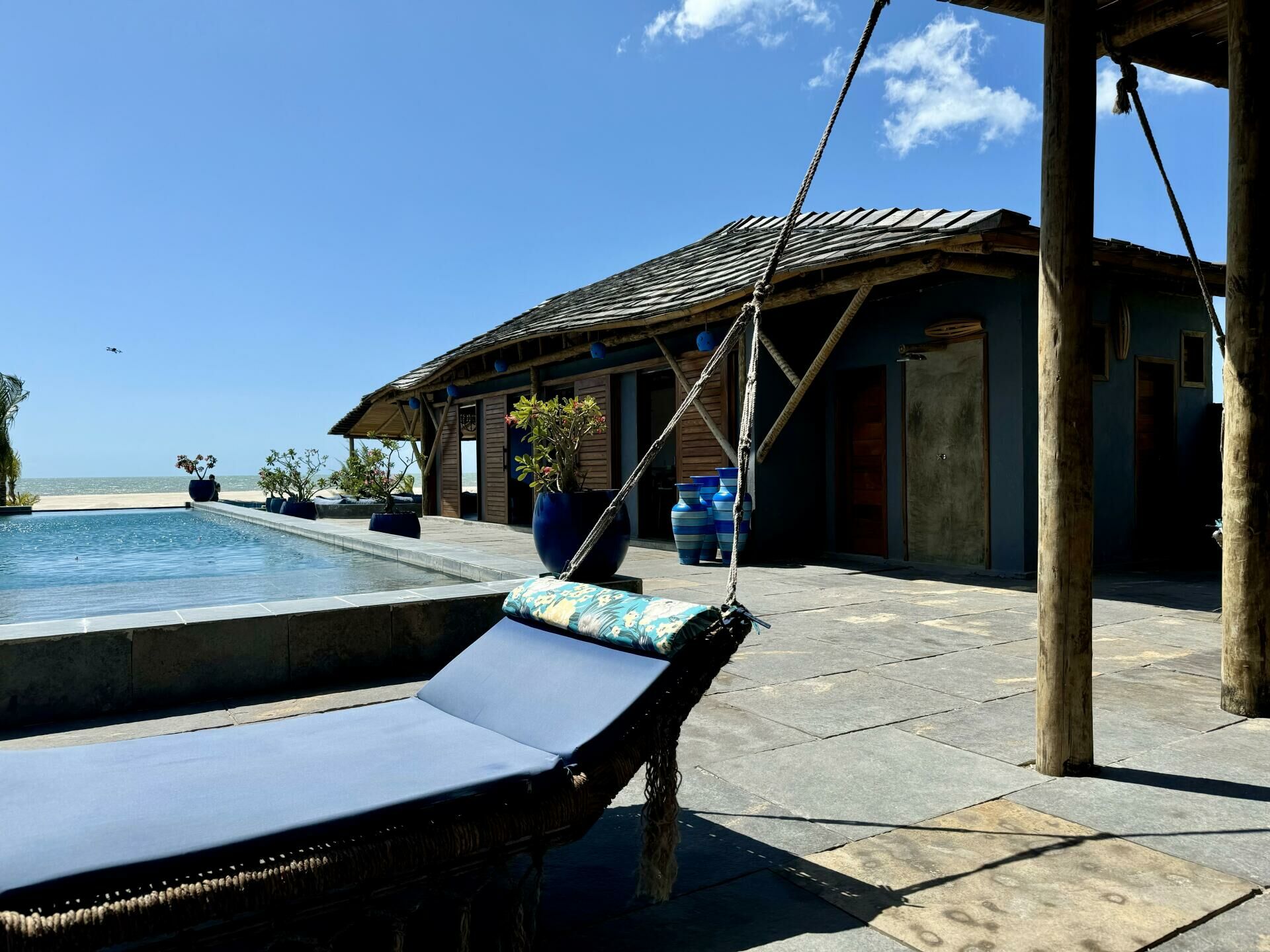 Imagem de Casa espaçosa, pé na areia, com vista maravilhosa, localizada no Preá